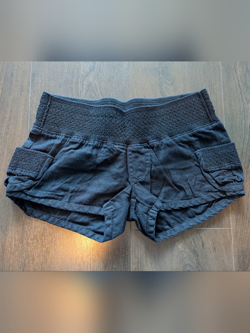 Rip Curl Black Women's Casual Knit Waist Shorts